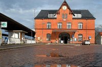 Bahnhofsvorplatz in Mittweida