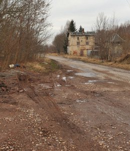 ehemalige Ladestra�e des Oelsnitzer Bahnhofes