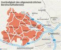 Zust�ndigkeit des allgemein�rztlichen Bereitschaftsdienstes