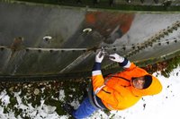 Reparatur am Stahlblechbeh�lter