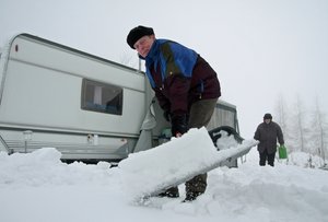 Schneeschieben