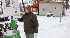 Spendenbox im Tierpark