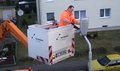 Reinigung von Zwickaus Stra�enlampen