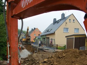 Abwasserkan�le im Bereich Brunnenstra�e 