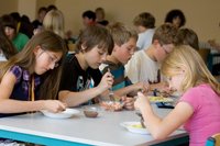 Sch�ler der Dittes-Grund- und -Mittelschule 