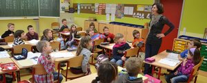 Mathematikunterricht bei Lehrerin Daniela Weber