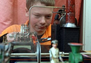 Dampfmaschinen-Modelle Ausstellung