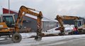 Im Gewerbegebiet Siebenhitz werden derzeit die Au�enanlagen fertig gestellt.