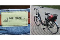 Jeans und E-Bike des Mannes, der am Samstagabend w�hrend einer Radtour gestorben ist.