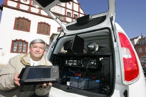 Blitz-Fahrzeug