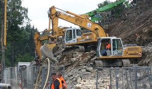 Baustelle am Bahnhofsberg 