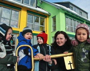 Einweihung des Kindergartens "Haus der Kinder"