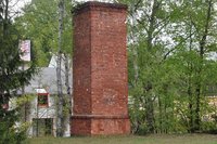 Essenstumpf des ehemaligen Messingwerkes Niederauerbach in Rodewisch