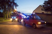 20 Rettungskr�fte der Feuerwehr in sechs Fahrzeugen waren in Lichtenstein im Einsatz.