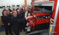 �bergabe einer Pumpe an die Feuerwehr in Beerwalde 
