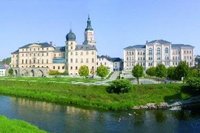 Das Obere und das Untere Schloss sowie die Marienkirche pr�gen Greiz als die "Perle des Vogtlandes" mit.