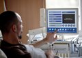 Rayko Rielemann aus Marienberg liegt wegen eines gebrochenen Fu�es im Krankenhaus Zschopau. 
