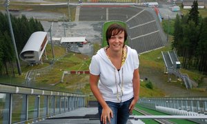 Anlaufturm der Vogtland-Arena