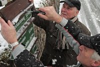 Wegweiser f�r den Pockautalweg