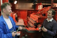 Mitarbeiter der ESKA-Automotive GmbH in B�renstein