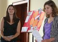 Praktikantinnen Anne-Katrin Tholke und Amelie Tschater