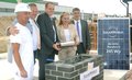 Grundsteinlegung f�r die dritte Modulfabrik der Firma Solarworld  in Freiberg 