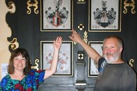 Wappenschrank im Netzschkauer Schloss