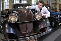 Ein Blick in die Dauerausstellung des Industriemuseums, die im vergangenen Jahr mit Oldtimern der Marke DKW erweitert wurde. Sammler J�rgen Skafte Rasmussen will seine Leihgabe in eine Schenkung umwandeln. 