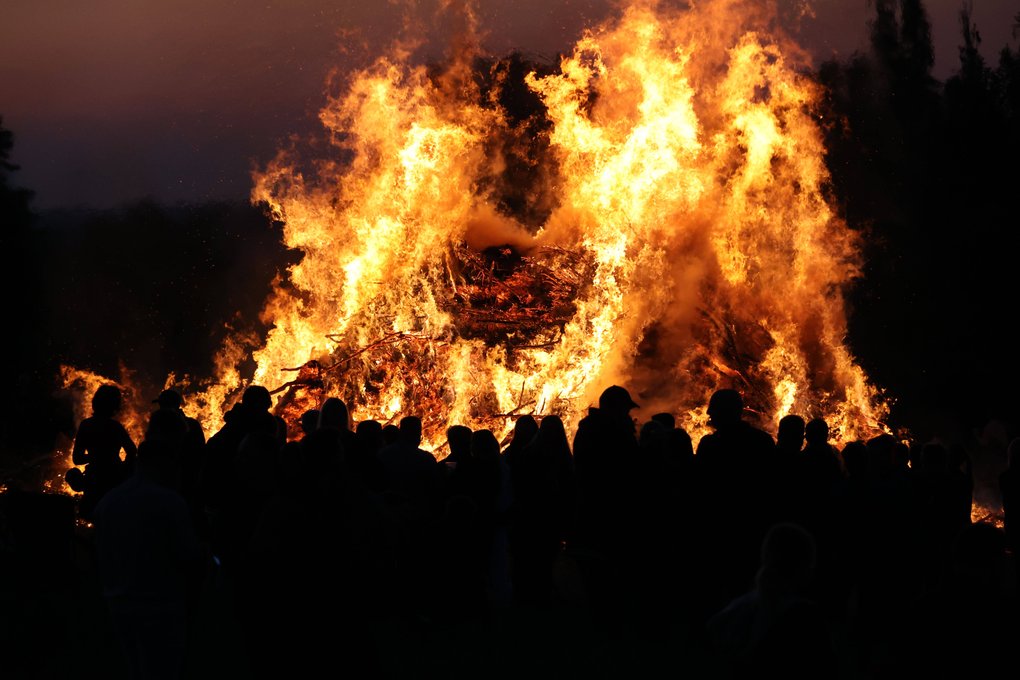 Hexenfeuer in Sachsen: Wo brennen am 30. April in der Region die Höhenfeuer?