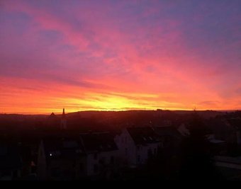 <p>
	Farbenspiel - Blick auf die Burg Mylau</p>
