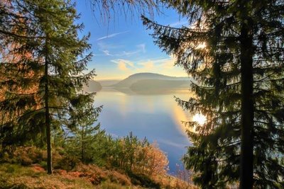 <p>
	Blick auf die Talsperre Eibenstock</p>
