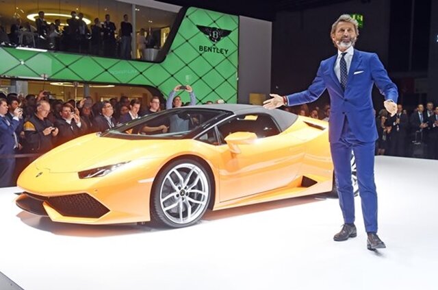 <p>
	<span class="Text">Stephan Winkelmann präsentierte am Dienstag den neuen Lamborghini Huracan LP 610-4 Spyder.</span></p>
