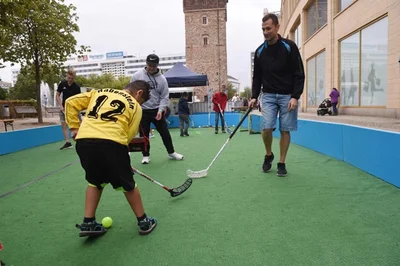 <p>Hockey - hier konnte man es testen.</p>
