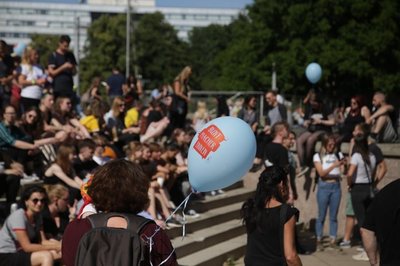 <p>Verweilen am Stadthallenpark.</p>

