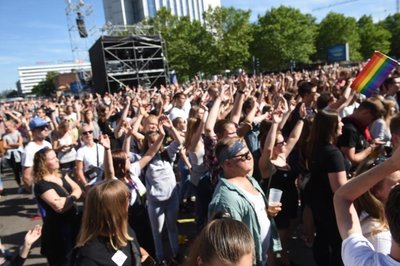 <p>Das Publikum vor der Hauptbühne.</p>

