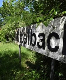 In Nähe des Bahnhofes Mittelbach wird der Radweg nach dem Bau vorerst enden.