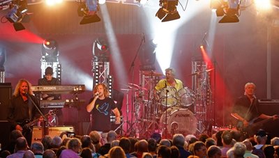Die Band "Münchner Freiheit" begeisterte am Sonnabend das Bergfestpublikum mit ihren Hits.