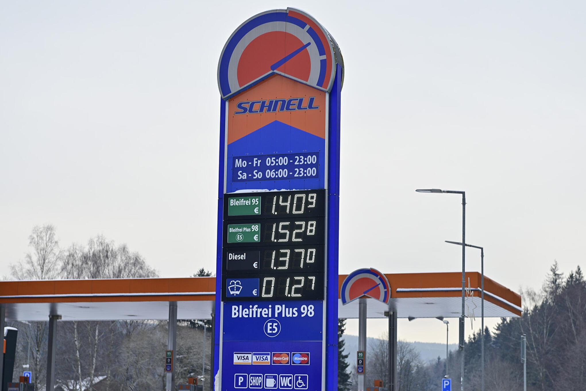 Benzinpreis Tschechien Petrovice