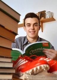 Der sportbegeisterte Tim Sternberg aus Geringswalde ist froh, in Ungarn studieren zu können. 