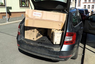 Der Transport der Türme war eine Herausforderung.