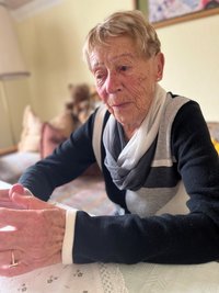 95 Jahre alt, ehemalige Lehrerin aus Hartmannsdorf bei Chemnitz