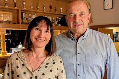 Kathleen Schaarschmidt und Thomas Hachmann teilen sich die Geschäftsführung der Bergwind Neue Energie GmbH.