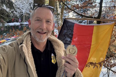 Unter den 50-Meter-Brustschwimmern war Ingo Breitfeld bei der Deutschen Meisterschaft der Zweitschnellste.