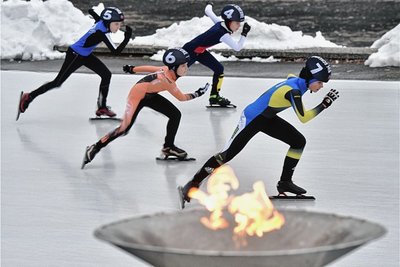 Wird Eissport wie hier bei den Landesjugendspielen in Chemnitz künftig wegen steigender Energiekosten zu einem Luxusgut? 