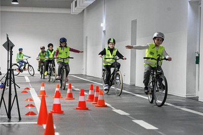 Neuer Verkehrsbungsplatz fr Chemnitzer Schler ffnet in Schlochemnitz