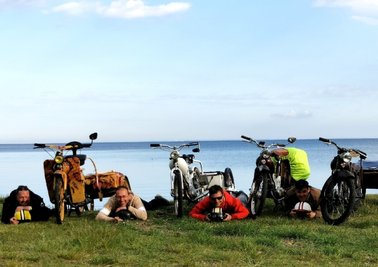 Impressionen von der Rundreise - beim Zwischenstopp in Kap Arkona. 