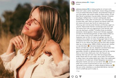 Die Dresdner Influencerin Adrienne Koleszár hat eine schwere Zeit hinter sich. 