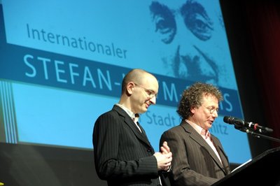 Ingo Schulze (rechts) und Jakob Hein.