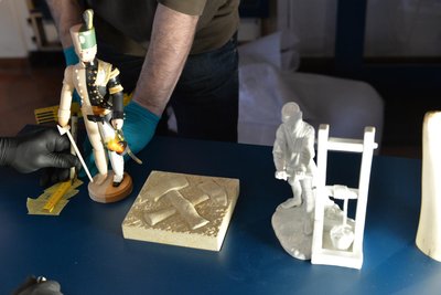Anfassen erlaubt: Fühlen und Tasten gehören zum Ausstellungskonzept.