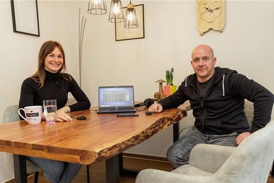 "Freie Presse"-Redakteur Thomas Reibetanz hat im Frühjahr einen Podcast mit Julia Taubitz aufgenommen.